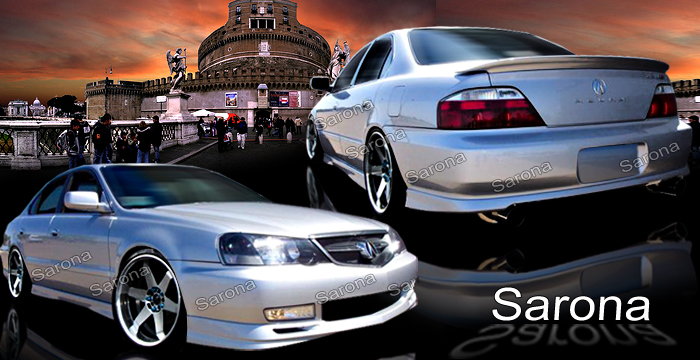 Custom Acura TL Body Kit  Sedan (2002 - 2003) - $1255.00 (Manufacturer Sarona, Part #AC-017-KT)